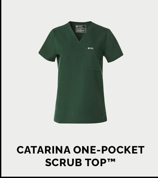 Catarina One-Pocket Scrub Top