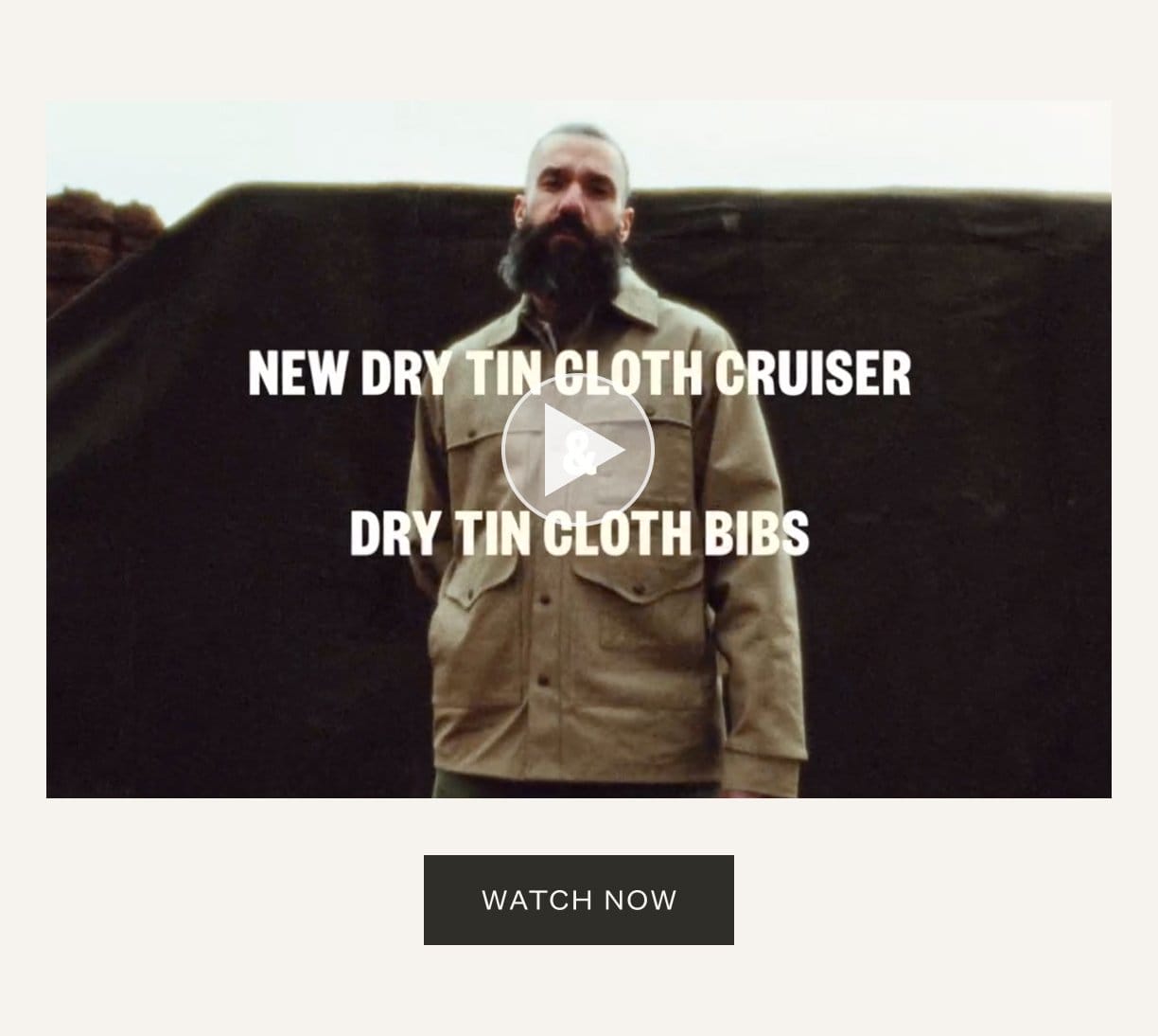 Dry Tin Cloth Cruiser Video