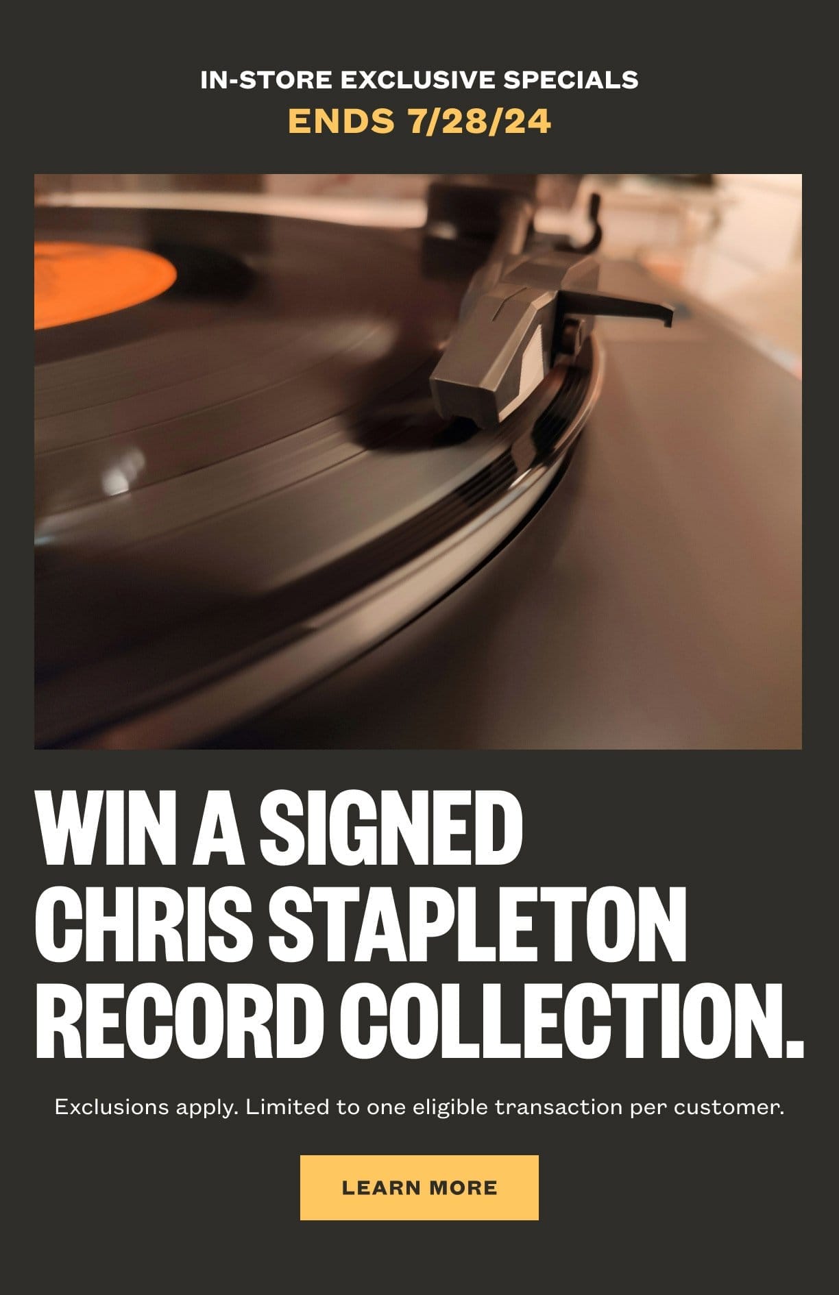 Win a Signed Record