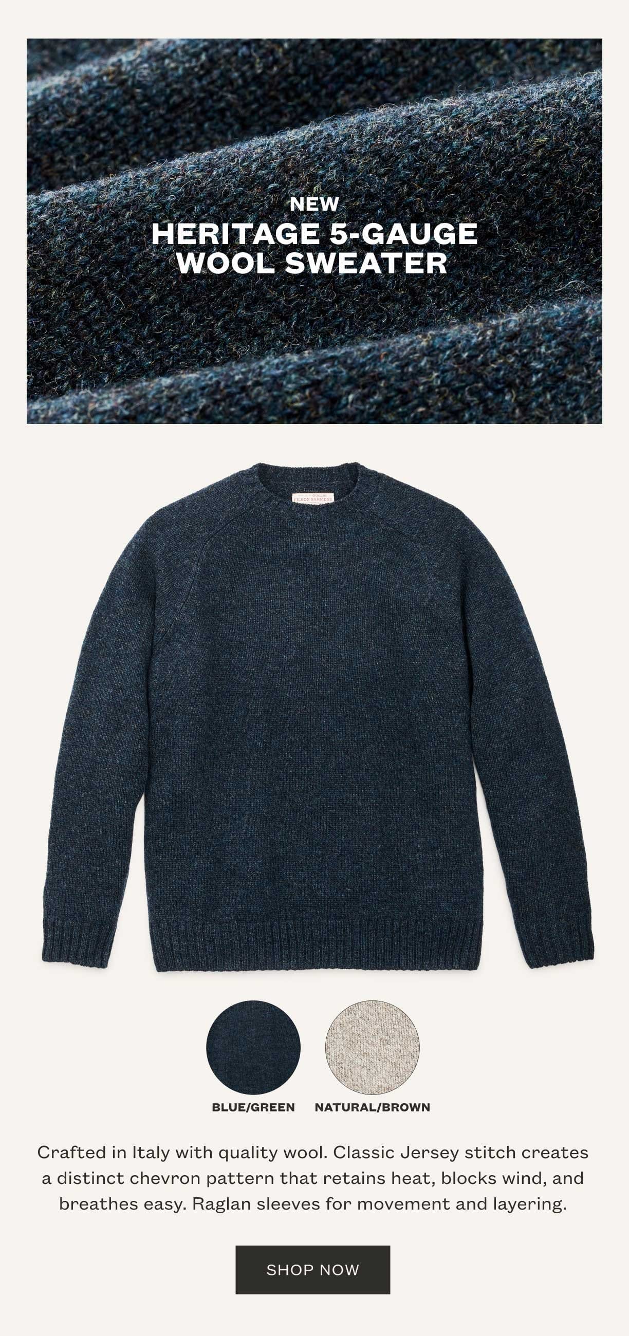 5 Gauge Wool Sweater