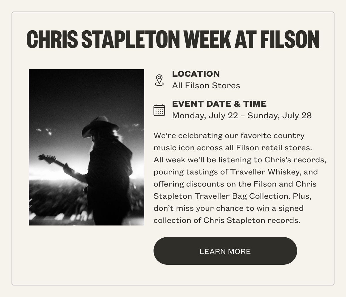 Chris Stapleton Week