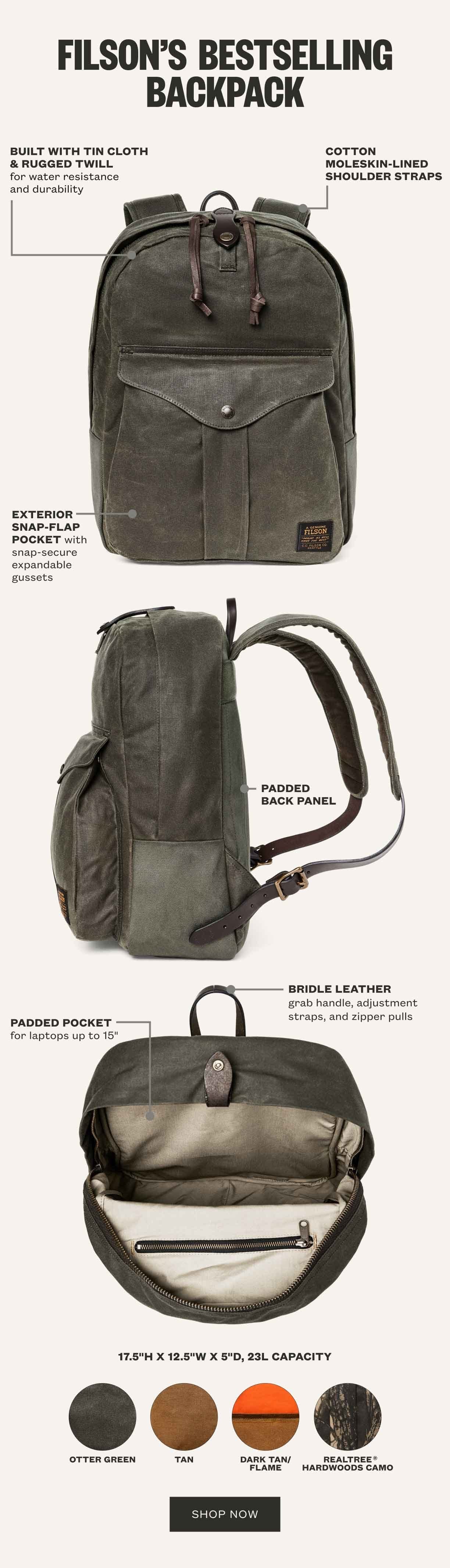 Filson's Bestselling Backpack