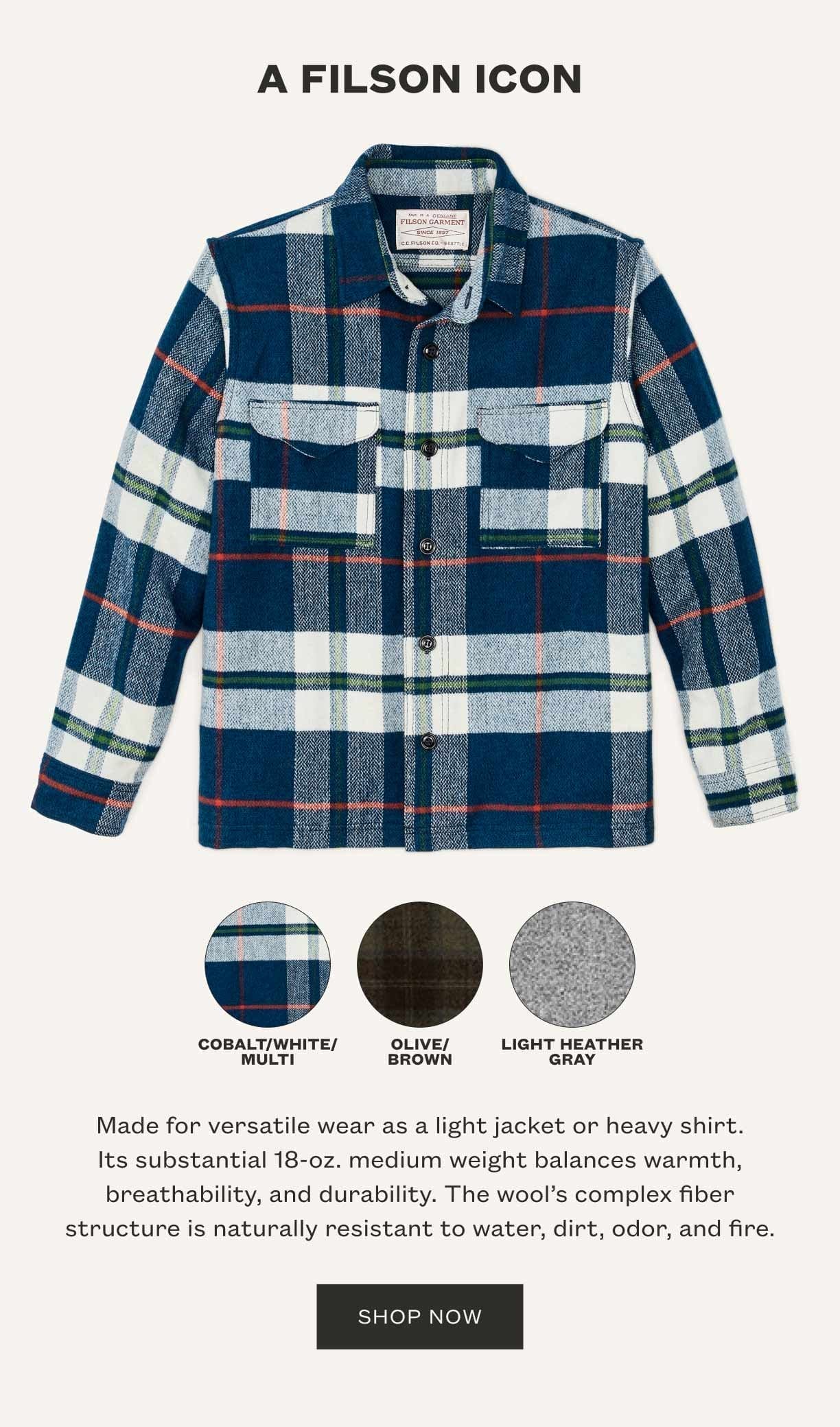 Filson: Now Available: New Colors of an Icon - BuxEmail