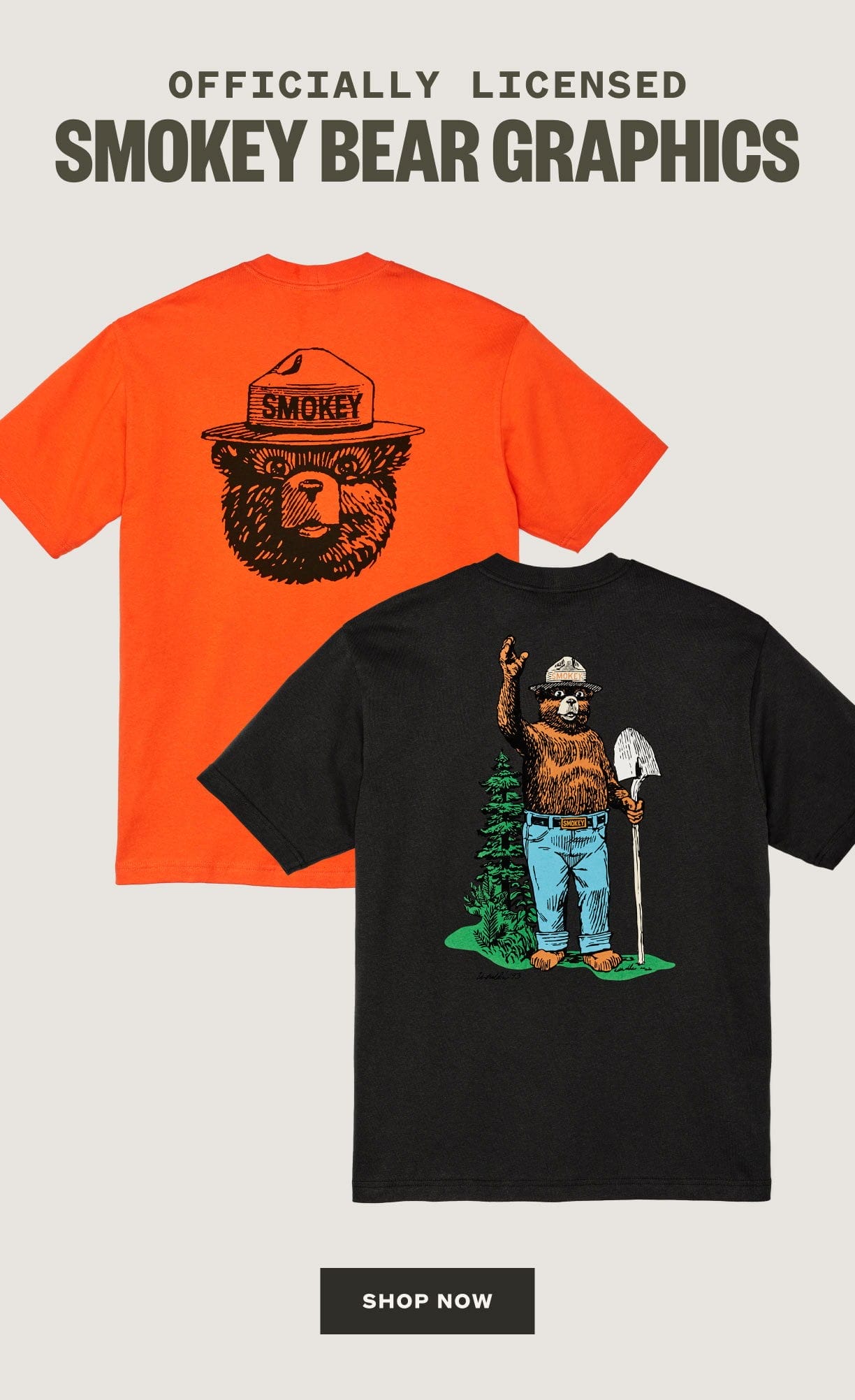 Smokey Bear T Shirts 