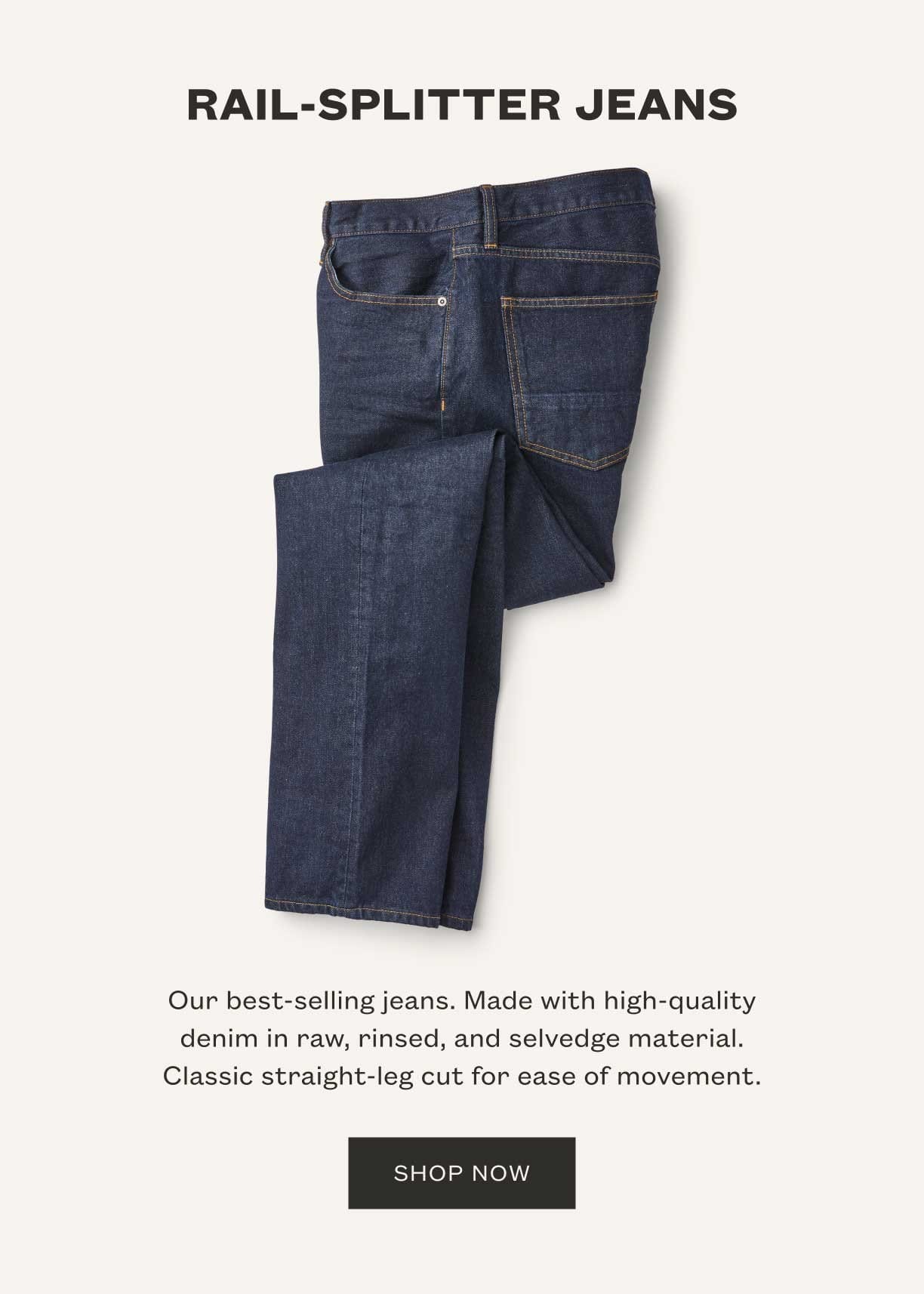 Rail Splitter Jeans