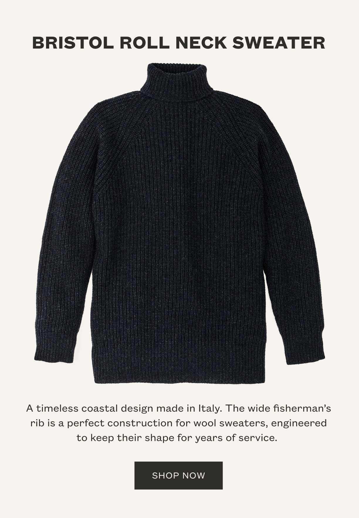 Bristol Roll Neck Sweater