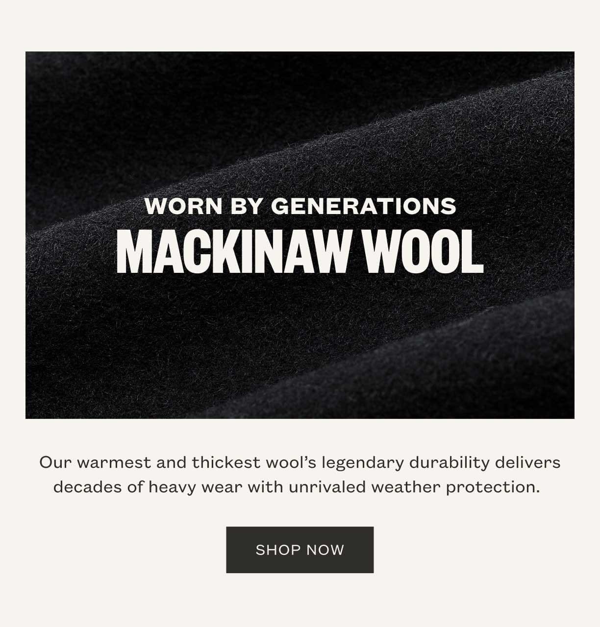 Mackinaw Wool