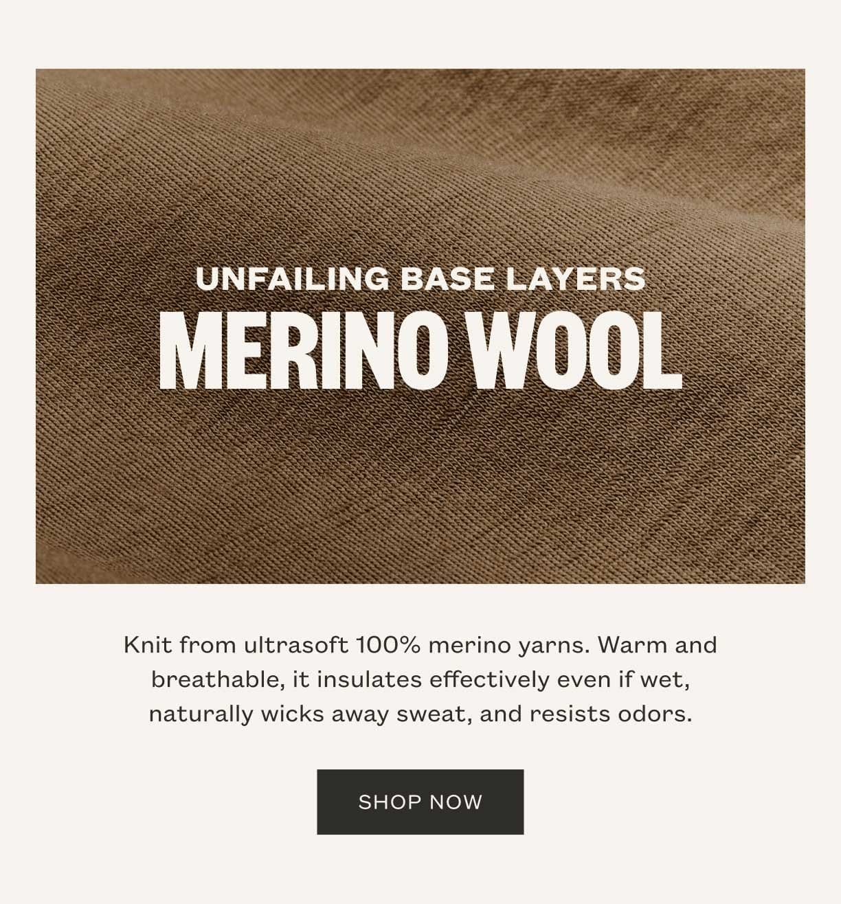 Merino Base Layers