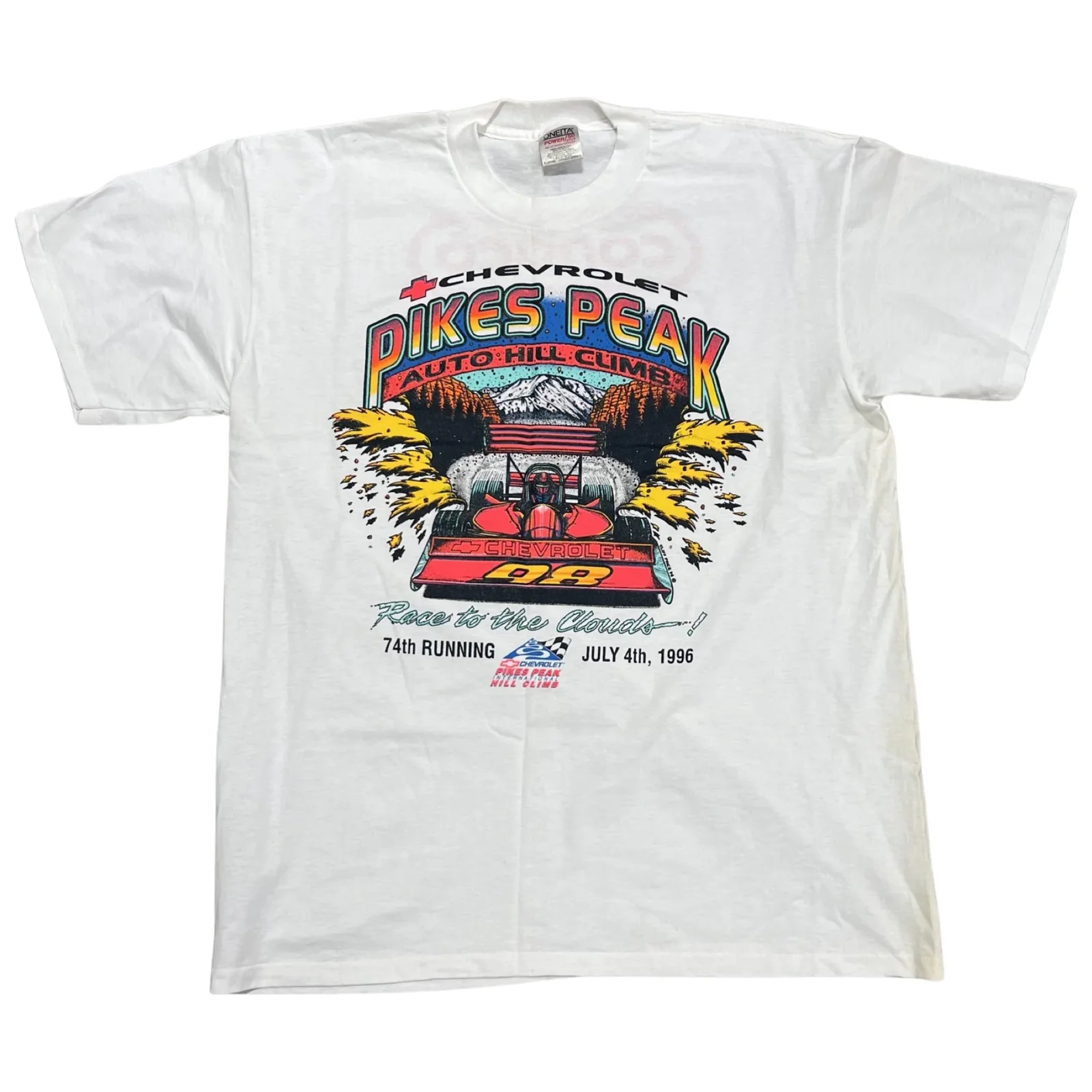 Image of Vintage 1996 Pikes Peak Hill Climb Tee (XL)