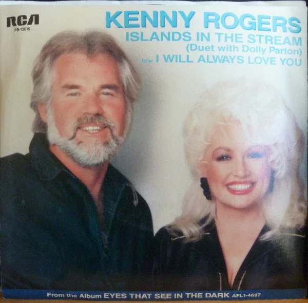 Image of Kenny Rogers Duet With Dolly Parton - Islands In The Stream (7", Single, Styrene, Ind) (G+)3