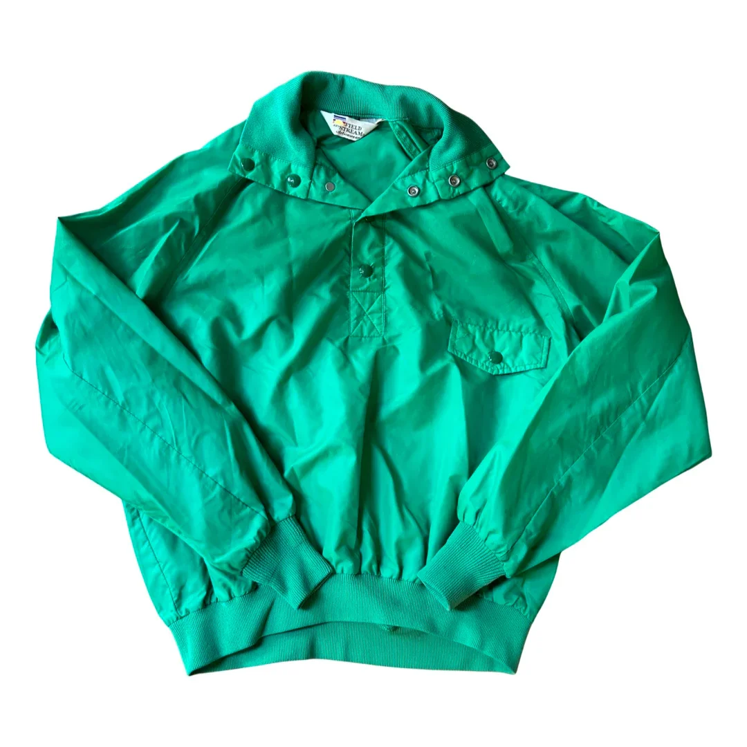 Image of Vintage Kelly Green Windbreaker (L)