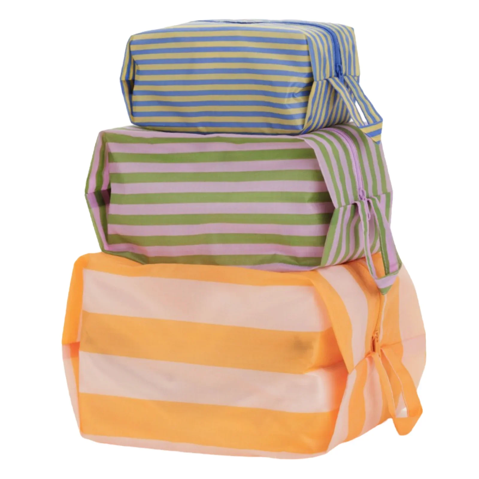 Image of Baggu 3D Zip Set - Hotel Stripes