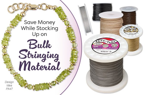 Save Money While Stocking Up on Bulk Stringing Material