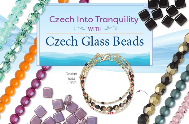 Czech Into Tranquility with Czech Glass Beads