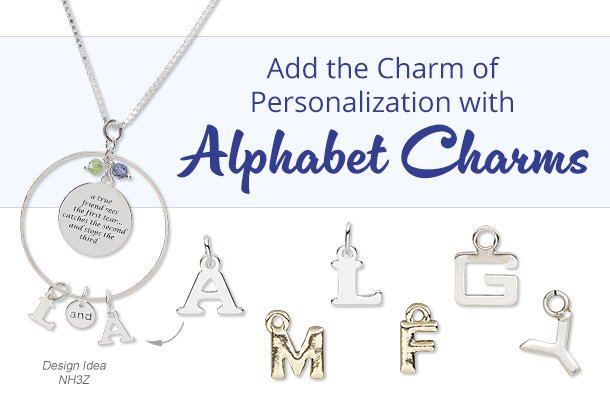 Add the Charm of Personalization with Alphabet Charms
