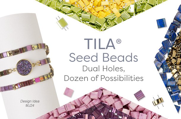 Tila Seed Beads - Dual Holes, Dozen of Possibilities