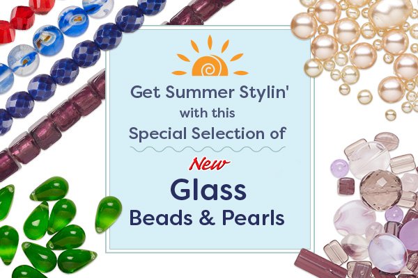 New Glass Beads and Pearls
