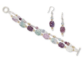 Free Video - Rainboad Fluortie Bracelet and Earrings