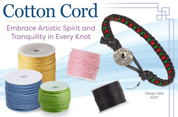 Cotton Cord - Embrace Artistic Spirit and Tranquility in Every Knot