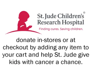 St. Jude logo & donate message