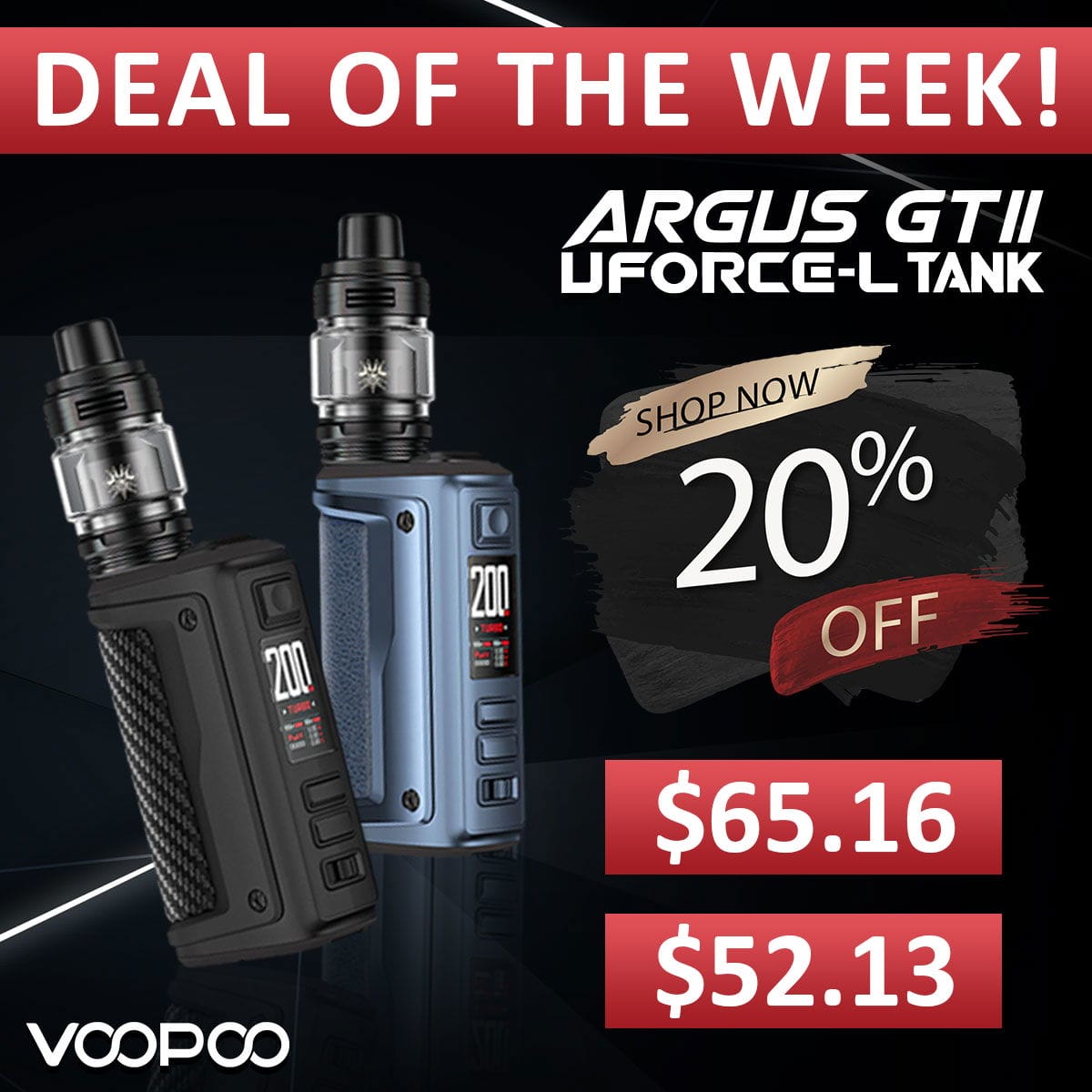 Voopoo Argus GT ll Kit (Uforce L Version)