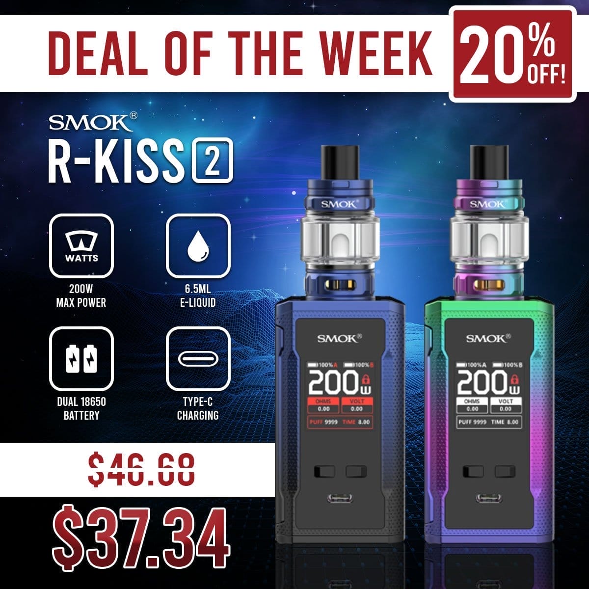 SMOK R-KISS 2 Kit