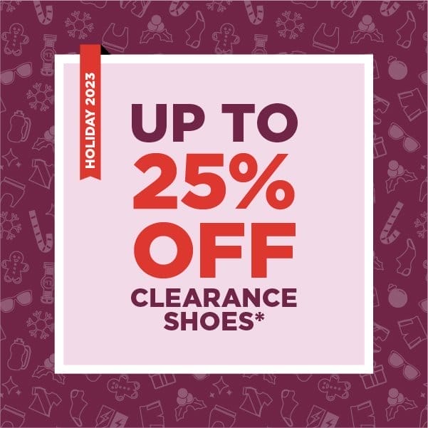 Up to 25% off clearance running shoes