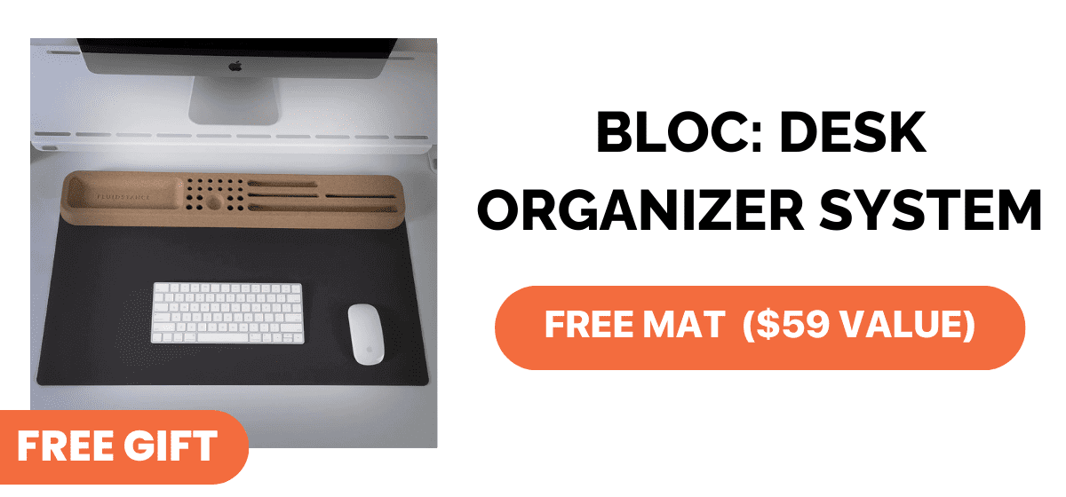 BLOC: DESK ORGANIZER SYSTEM FREE MAT (S59 VALUE)