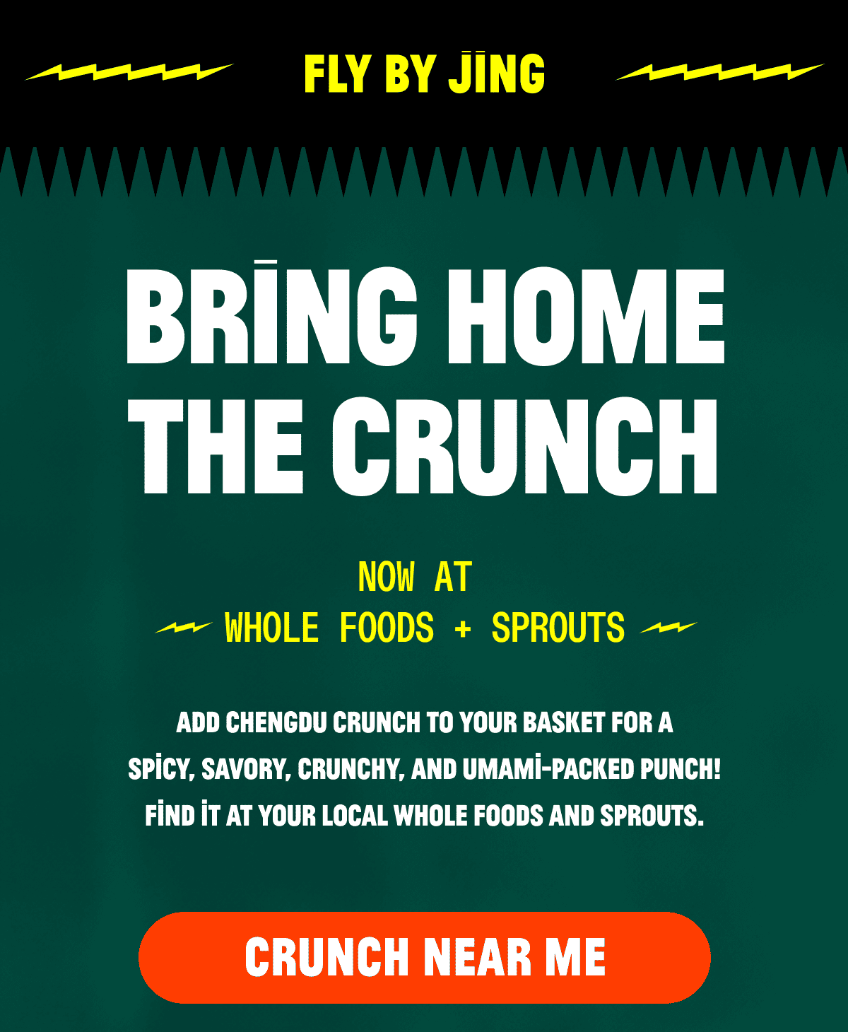 BRING HOME THE CRUNCH [CRUNCH NEAR ME]