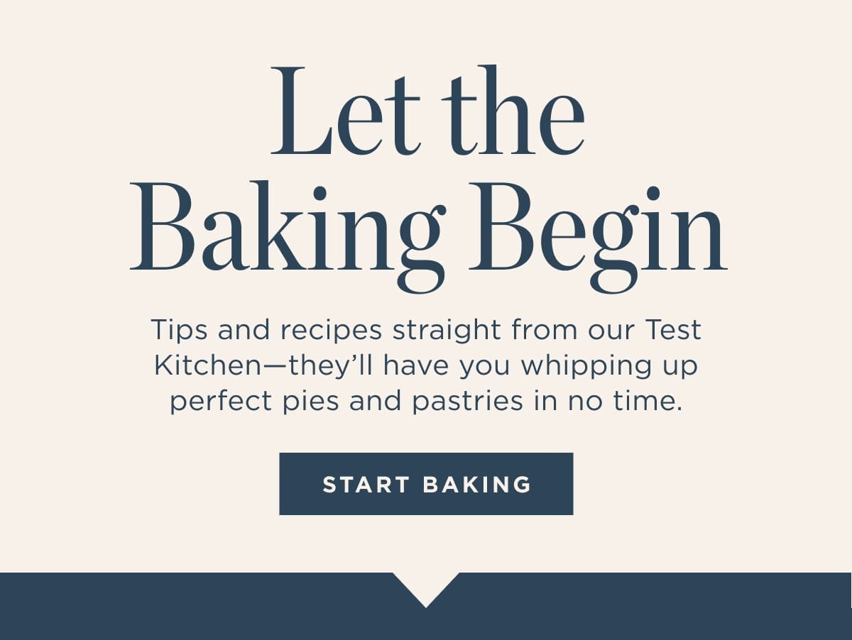 Start baking