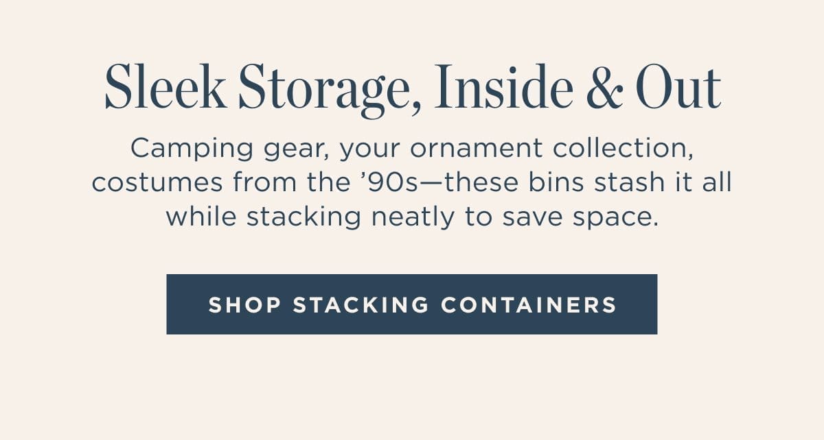 Shop Stacking Containers