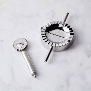 Stainless Steel Ravioli Wheel & Press 