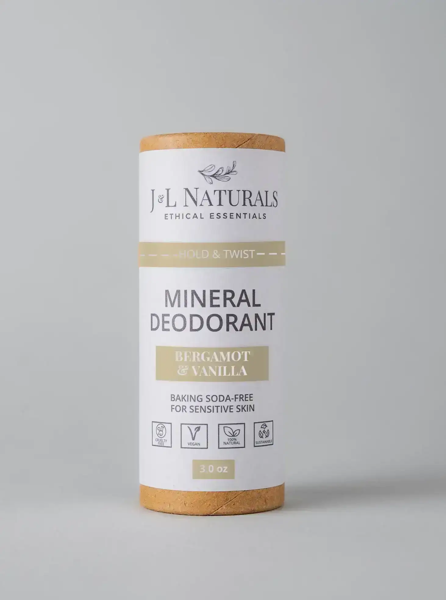 Image of Mineral Deodorant - Bergamot & Vanilla