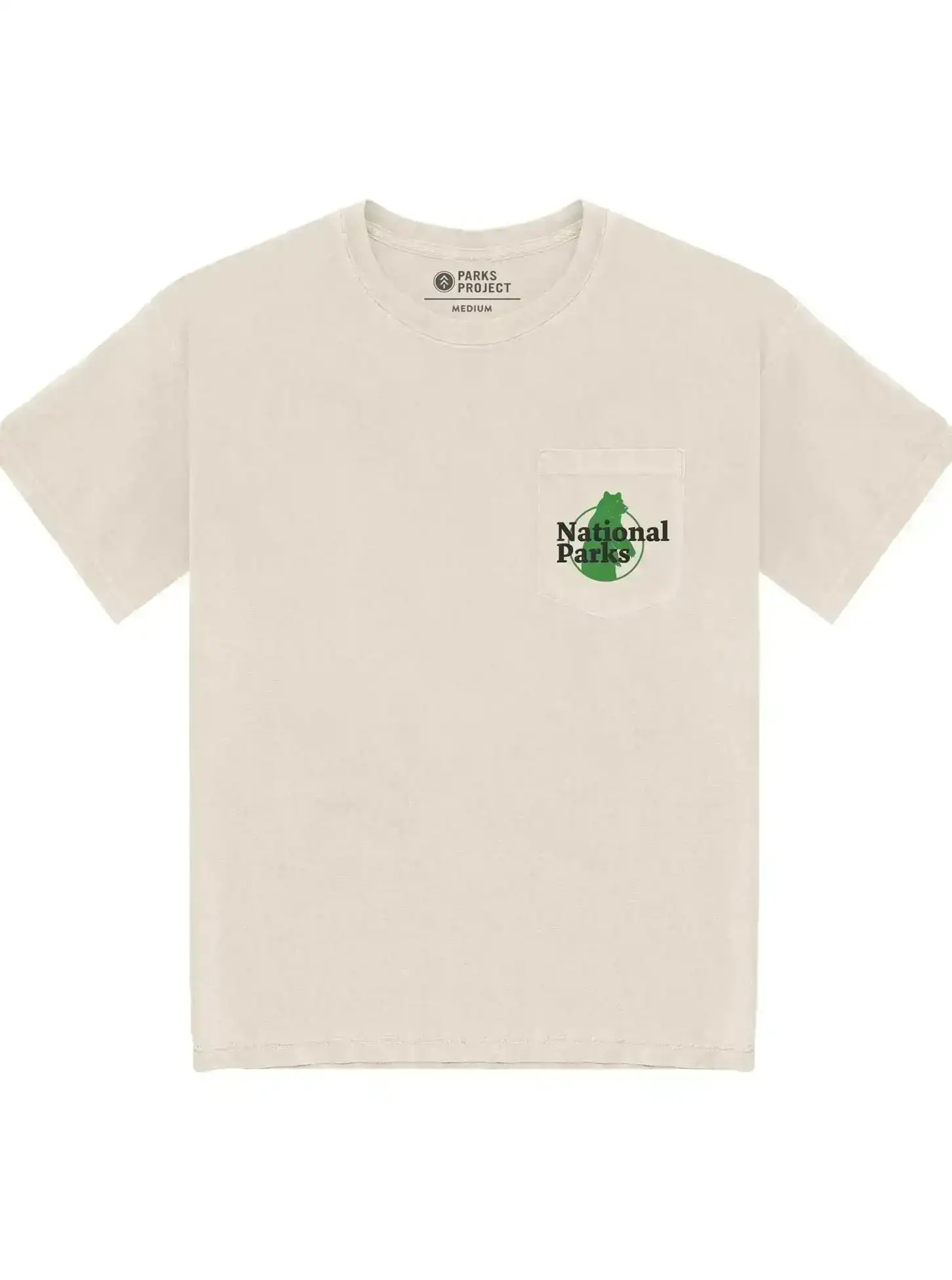 Image of Our National Parks Puff Print Pocket Tee - Natural