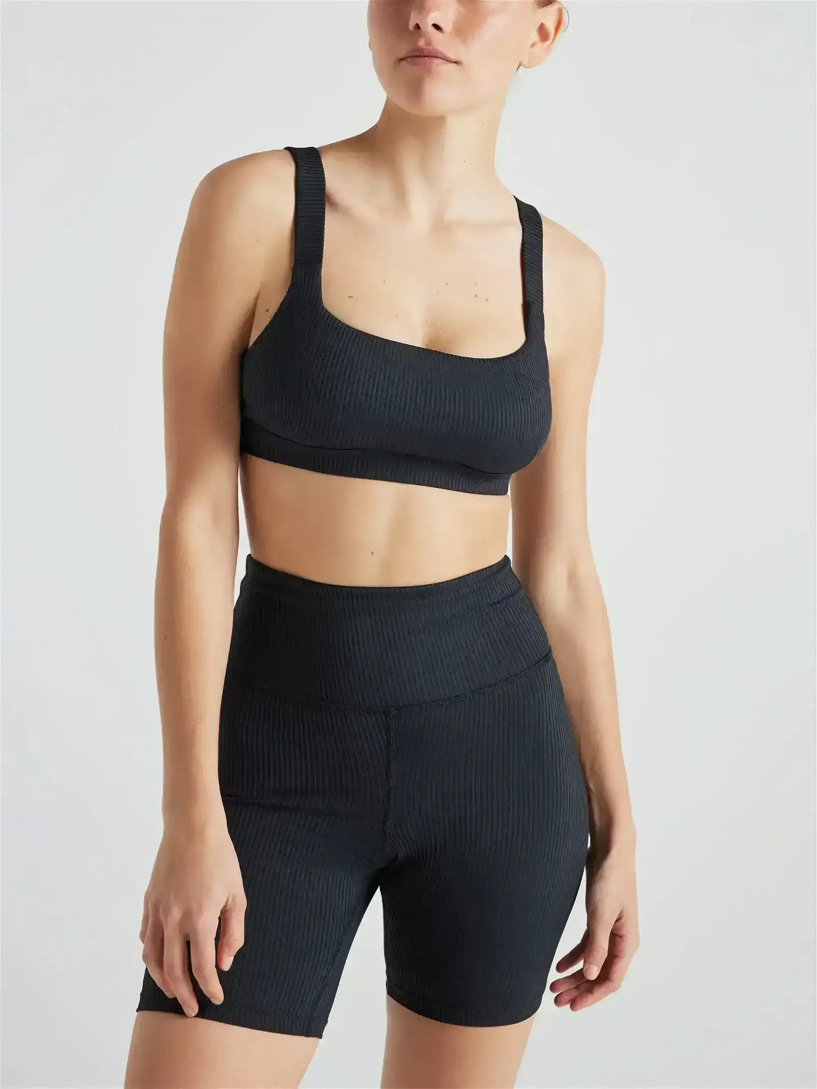 Image of Renew Rib Square Neck Bra