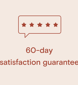 60-day satisfaction guarantee