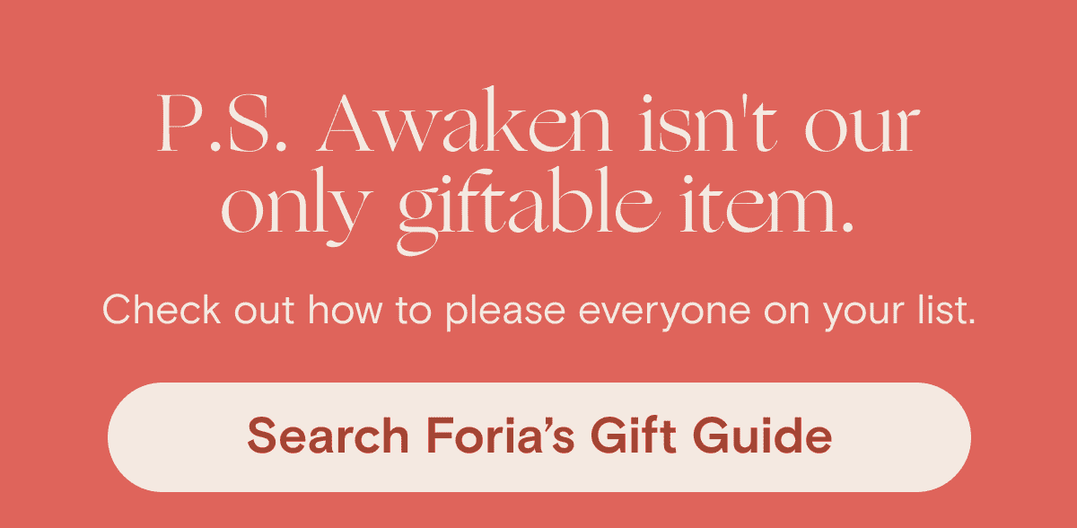 Search Foria’s Gift Guide