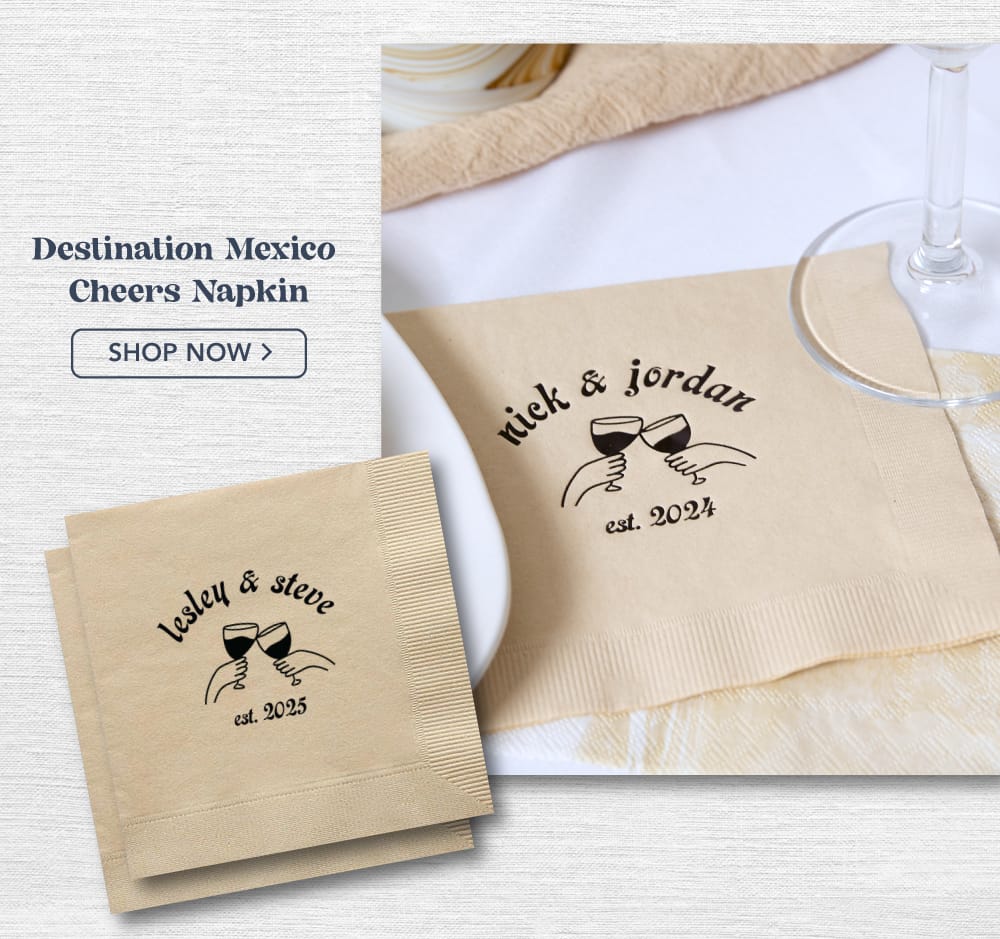 Destination Mexico Cheers Napkin | Shop Now