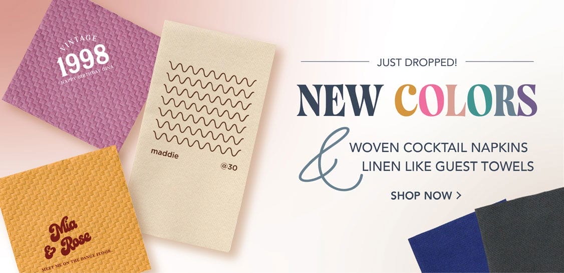 Shop New Napkin Colors!