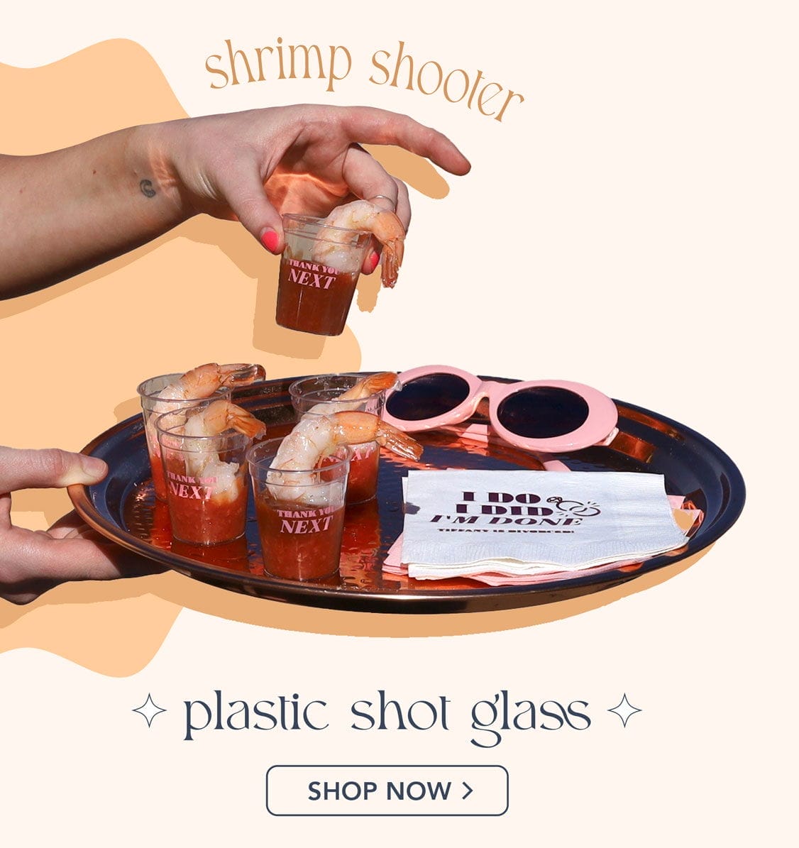 Plastic shot glass