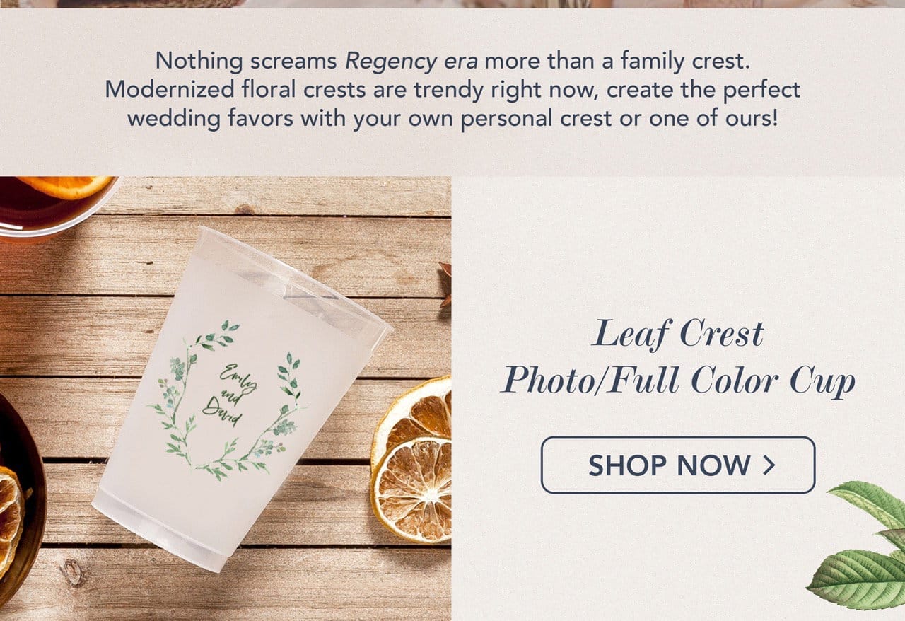 Leaf Crest Photo Full Color Custom Cup | Shop Now