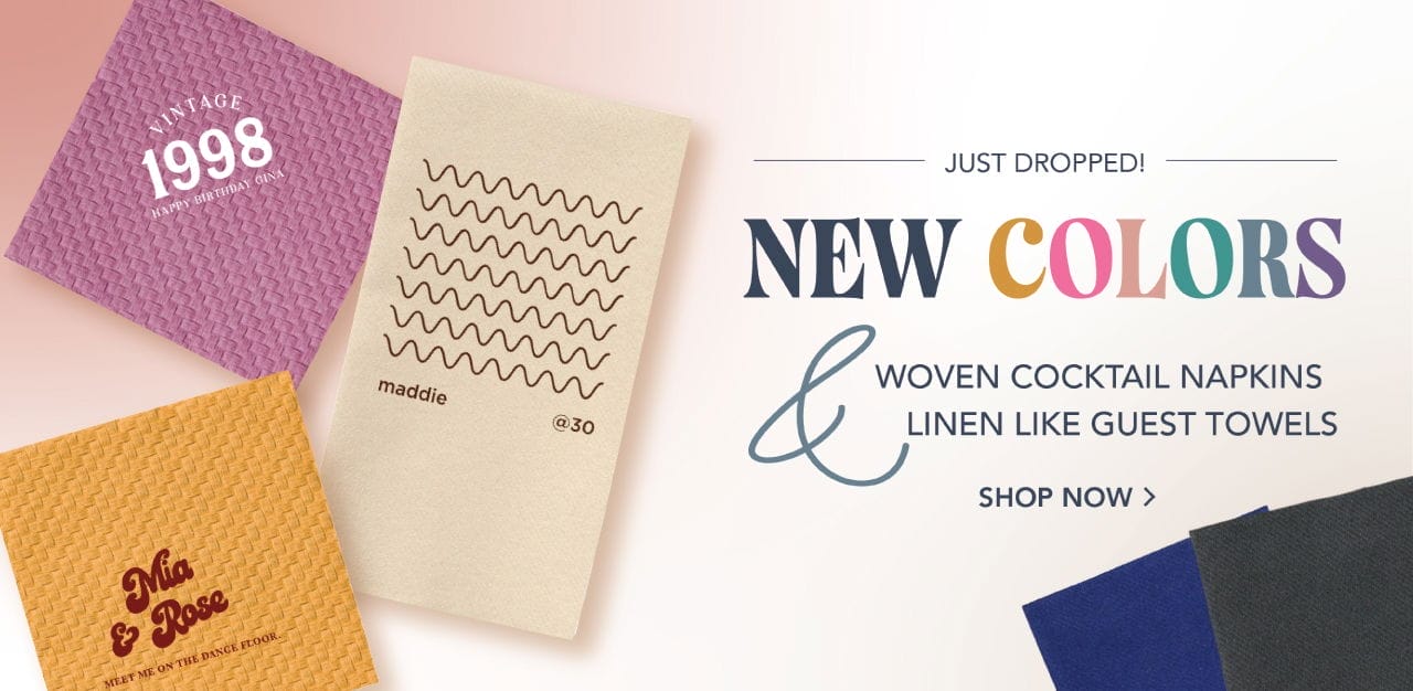 Shop New Napkin Colors!