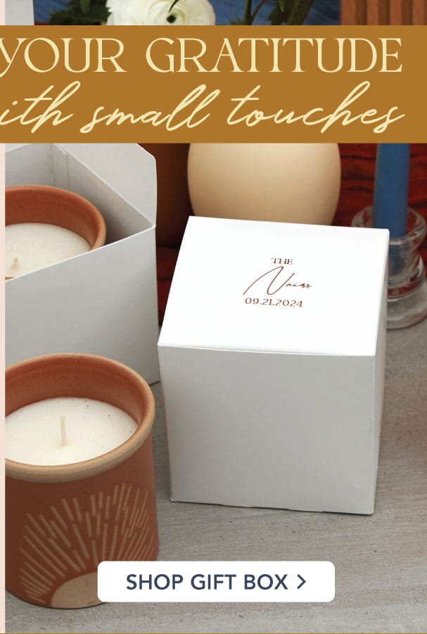 Express Your Gratitude with small touches | shop gift box