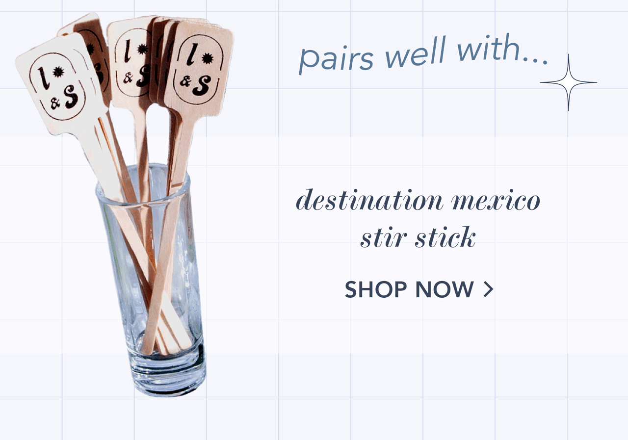 Destination Mexico Stir Stick