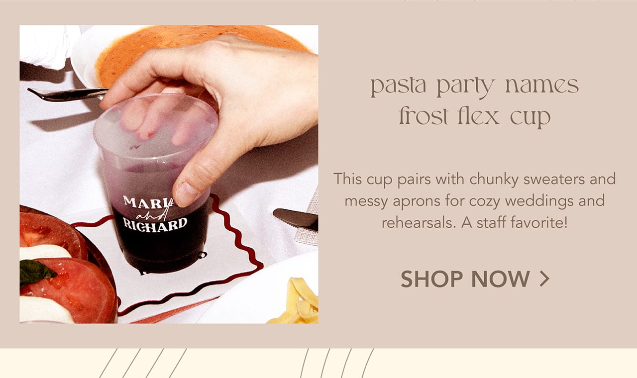 shop pasta party names cup