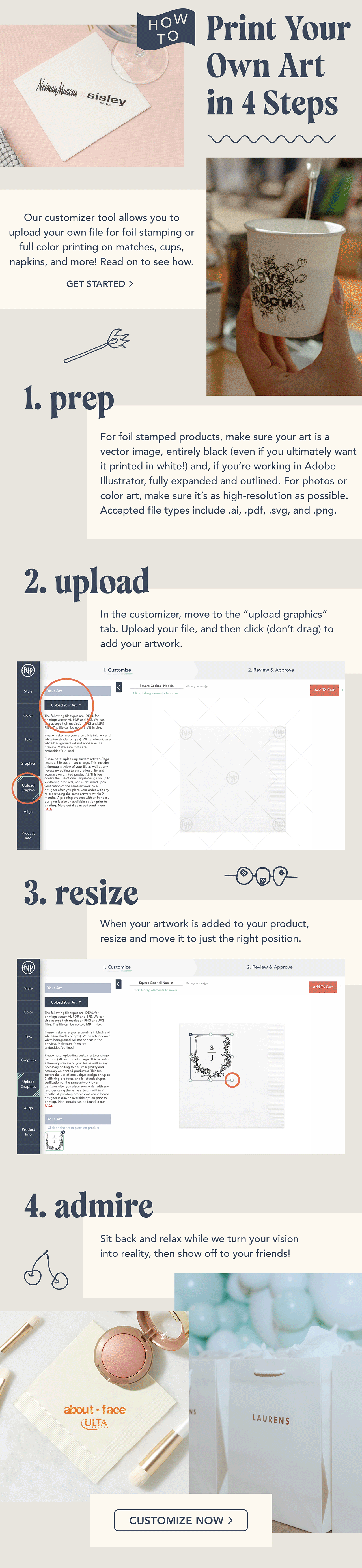 how to upload custom art with our customzier tool!