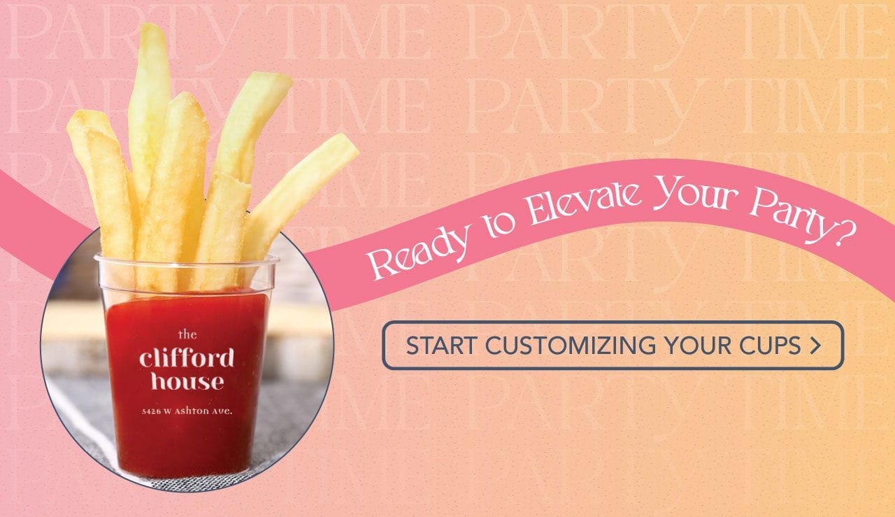 Ready to Elevate Your Party? | Start Customizing Your Cups