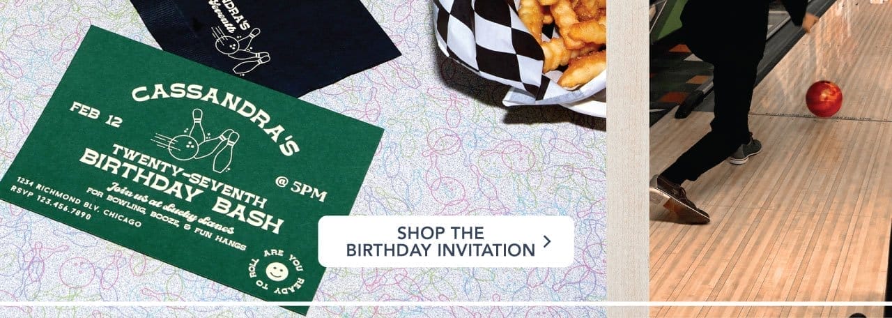 Shop the Birthday Invitation