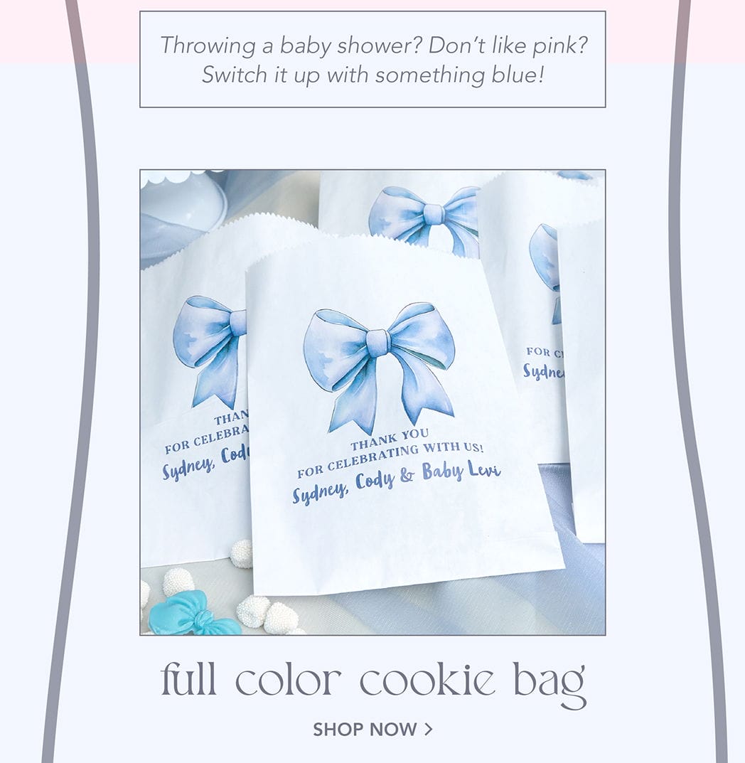 shop full color cookie bag!