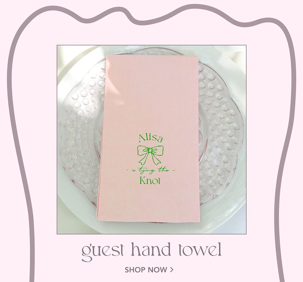 shop guest hand towel